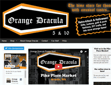 Tablet Screenshot of orangedracula.com